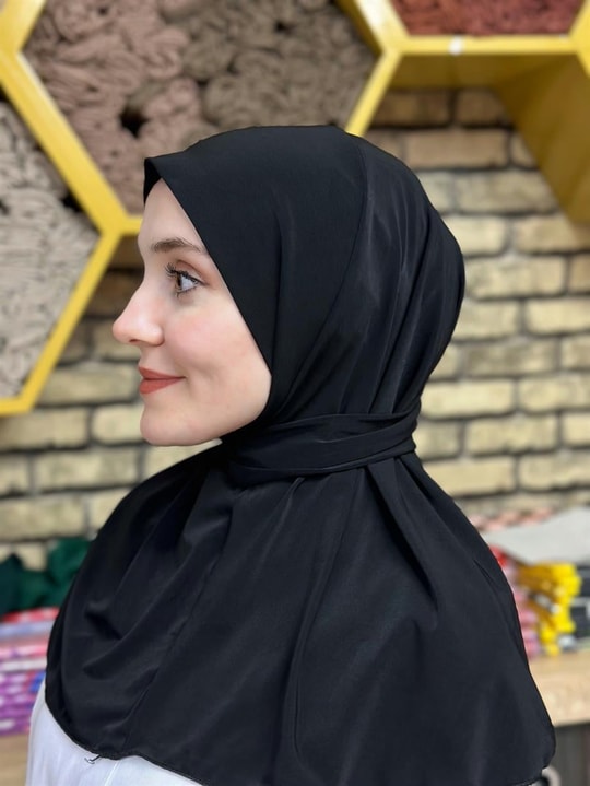 Çıtçıtlı Şal Siyah