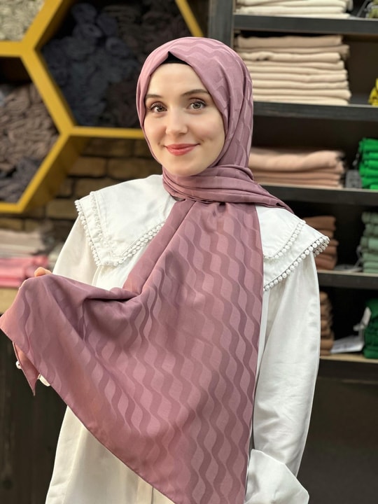 Su Yolu Jakar Şal Gül Kurusu
