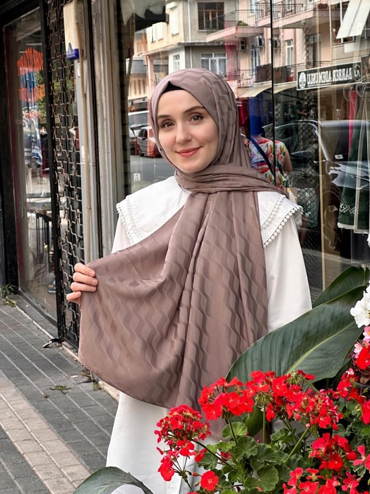 Su Yolu Jakar Şal Koyu Vizon