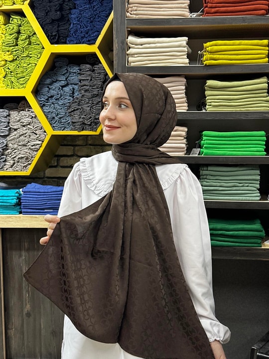 Yeni Jakar Şal Koyu Acı Kahve
