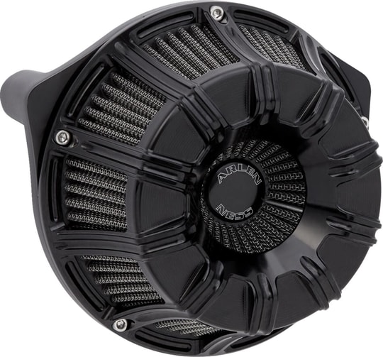 ARLEN NESS AIR CLEANER - HAVA FİTRESİ  10-GAUGE INVERTED ALL BLACK KOD: 10103220