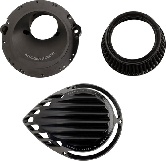 ARLEN NESS AIR CLEANER - HAVA FİTRESİ  ROUGH CRAFTS ROUND ALL BLACK KOD: 10103262
