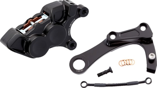 ARLEN NESS CALIPER - FREN KALİPERİ  REAR 4 PIST0N ALL BLACK M8 SOFTAIL KOD: 17010776