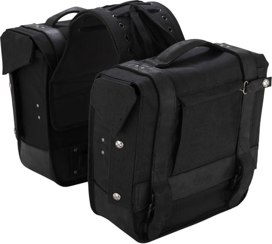 BURLY BRAND SADDLEBAG THROWOVER BLK KOD:B15-1002B