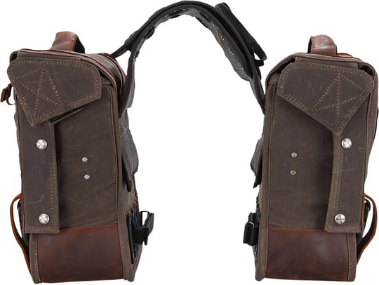 BURLY BRAND SADDLEBAG THROWOVER OAK KOD:3501-1420
