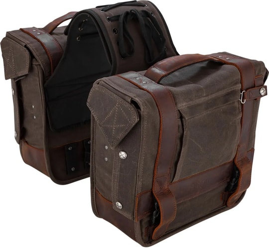 BURLY BRAND SADDLEBAG THROWOVER OAK KOD:3501-1420