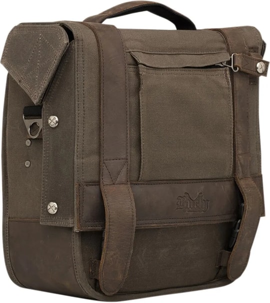 BURLY BRAND SADDLEBAG WAXED COTTON KOD:35011240
