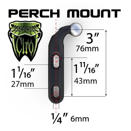CIRO MOUNT PERCH CHROME / Montaj Aparatı PERCH Krom KOD: 50110