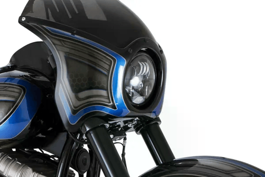 CUSTOM DYNAMICS 5.75 BLACK LED HEADLAMP ECE KOD:20011749