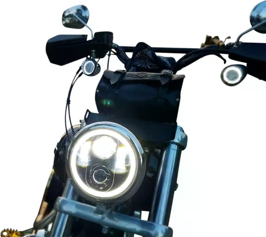 CUSTOM DYNAMICS 5.75  LED HEADLAMP WITH HALO - KOD:20012484