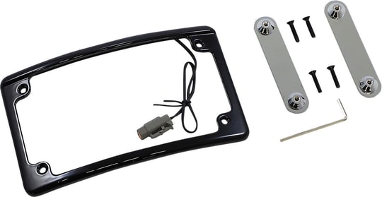 CUSTOM DYNAMICS FRAME LICENSE LED CVO BLK KOD:20301961