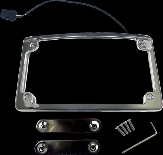 CUSTOM DYNAMICS FRAME LICENSE PLATE LIGHTED CH KOD:20302349
