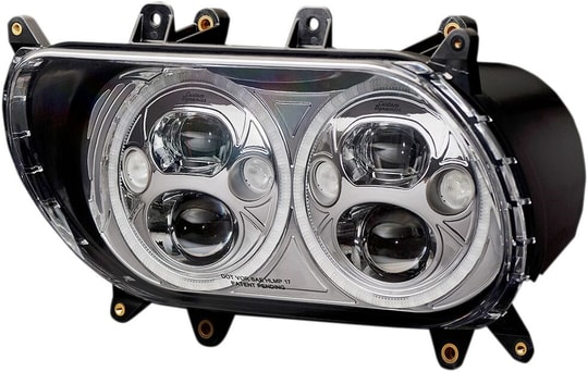 CUSTOM DYNAMICS HEADLIGHT FLTR CHROME KOD:20011545