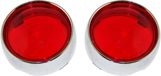 CUSTOM DYNAMICS LENS RED BULLET CHROME KOD:20201579