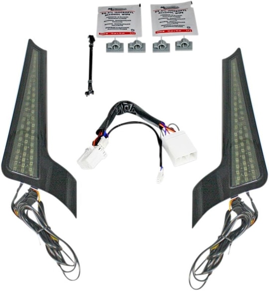 CUSTOM DYNAMICS LIGHT FASCIA 06-09BLK/SMK KOD:20402519