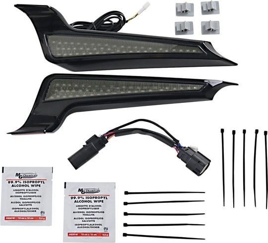 CUSTOM DYNAMICS LIGHT FASCIA BLK/SMK KOD:20402511