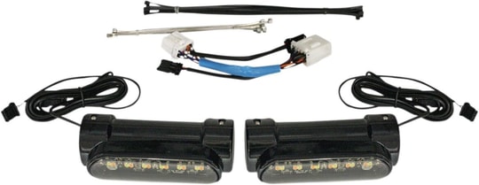 CUSTOM DYNAMICS LIGHT GUARD 97-13 FLH BLK KOD:20402529