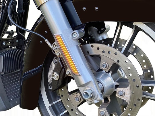 CUSTOM DYNAMICS LIGHT LED FORK AMB BLK KOD:20402647