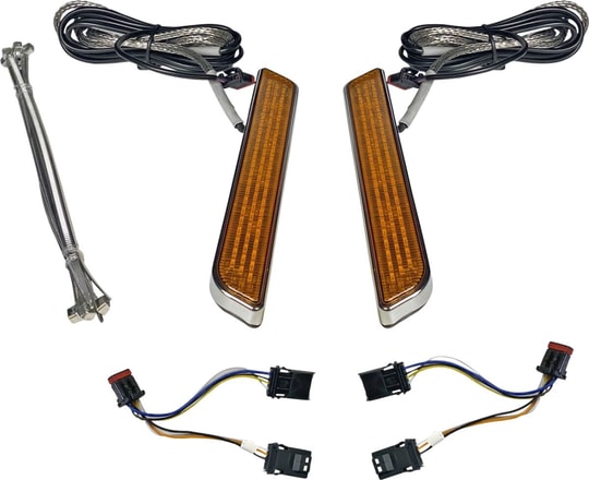 CUSTOM DYNAMICS LIGHT LED FORK AMB CHR KOD:20402648