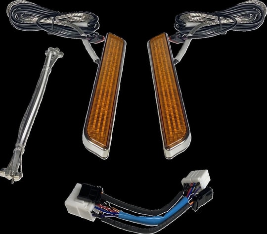 CUSTOM DYNAMICS LIGHT LED FORK AMB CHR KOD:20402652