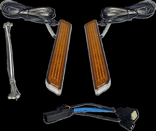 CUSTOM DYNAMICS LIGHT LED FORK AMB CHR KOD:20402656
