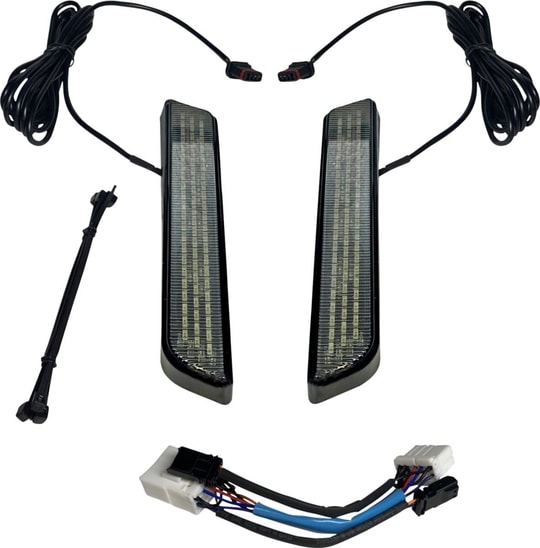 CUSTOM DYNAMICS LIGHT LED FORK SMK BLK KOD:20402653