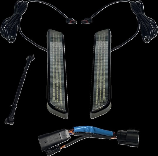 CUSTOM DYNAMICS LIGHT LED FORK SMK BLK KOD:20402661