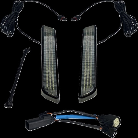 CUSTOM DYNAMICS LIGHT LED FORK SMK BLK KOD:20402657
