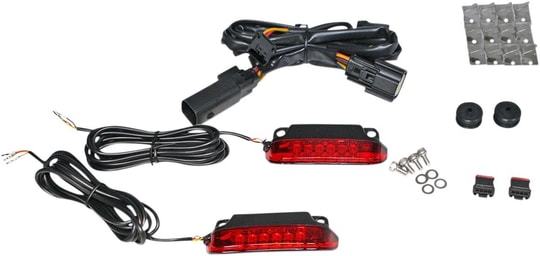 CUSTOM DYNAMICS LIGHT LUGGAGE RACK RED KOD:20402339