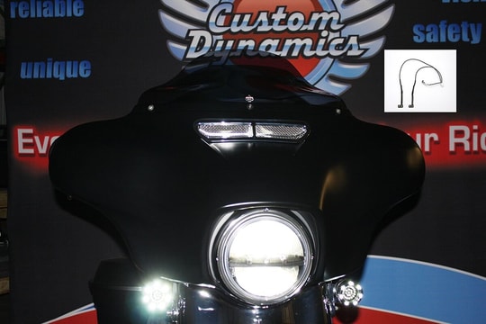 CUSTOM DYNAMICS LIGHT VENT FAIRING WHT KOD:20401852