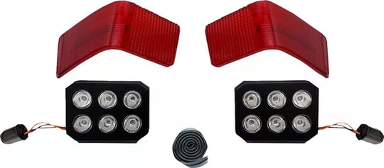 CUSTOM DYNAMICS LIGHTS LED TPAK RED LENS KOD:20101489