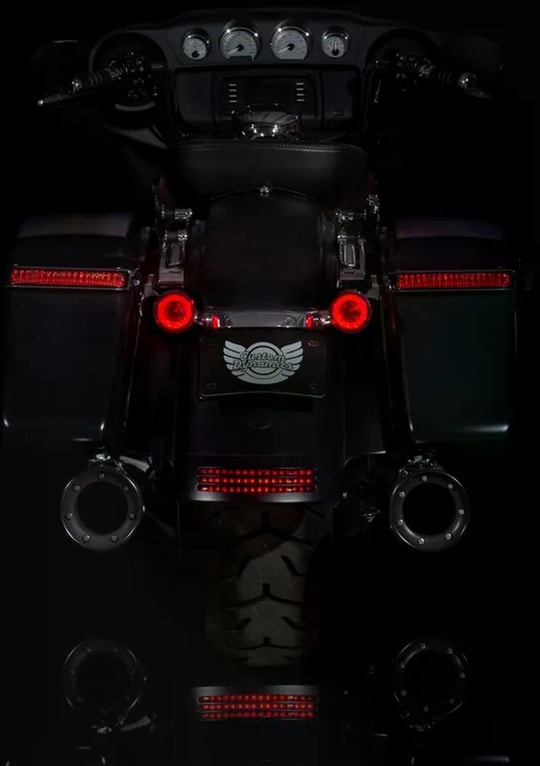 CUSTOM DYNAMICS RED/RED RING WITH RED LENSES - KOD:20201573