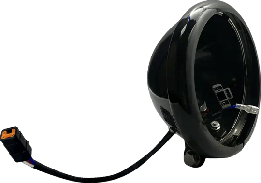 CUSTOM DYNAMICS SHELL HEADLGHT 5.75 BLK KOD:20012599