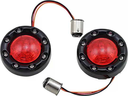 CUSTOM DYNAMICS SIGNAL BLLT 1157 GBLK/RED KOD:20201877