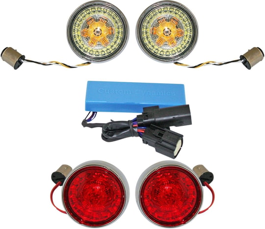 CUSTOM DYNAMICS SIGNAL KIT 10-13 FLHX CHR KOD:20201598