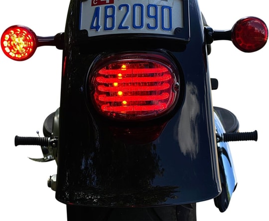 CUSTOM DYNAMICS TAILLIGHT W/TS TPWDW RED KOD:20101416