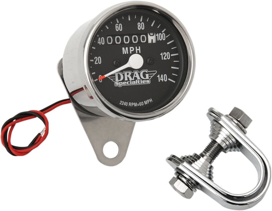 DRAG SPECIALTIES 2240:60 BLACK FACE SPEEDO KOD: DS244132
