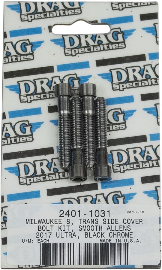 DRAG SPECIALTIES BOLT KT M8 TRAN CVR B/C S KOD: 24011031