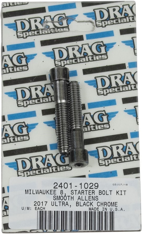 DRAG SPECIALTIES BOLT SETİ M8 STARTER B/C S KOD: 24011029