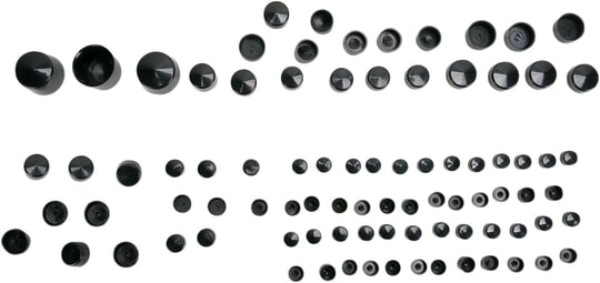DRAG SPECIALTIES COVERS BOLT 00-06FXST BLK KOD: 24010711