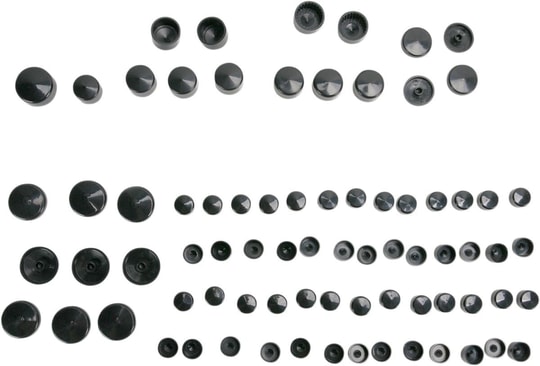 DRAG SPECIALTIES COVERS BOLT 04-22XL BLK KOD: 24010713