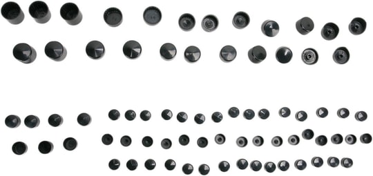 DRAG SPECIALTIES COVERS BOLT 06-17 FXD BLK KOD: 24010705