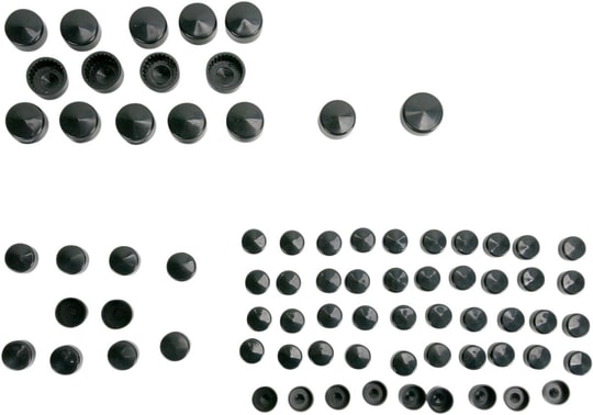 DRAG SPECIALTIES COVERS BOLT 07-08 FL BLK KOD: 24010701