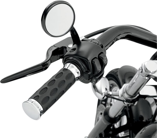 DRAG SPECIALTIES GRIPS HOTOP CHR/RUB KOD: 06300372