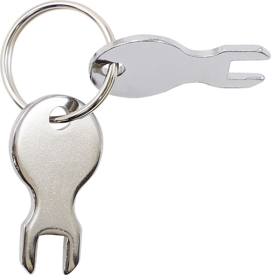 DRAG SPECIALTIES KEYS REPL TEAR-DROP BOX KOD:19224K