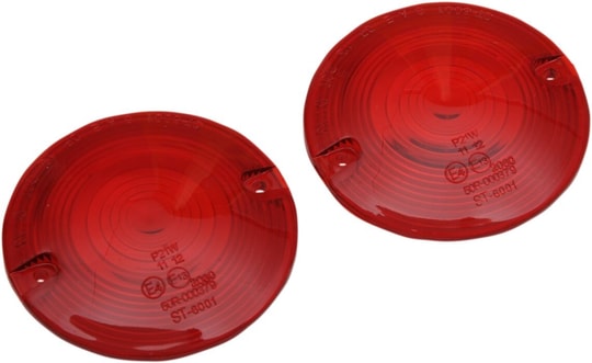 DRAG SPECIALTIES LENS T/S FLHT RED DOT KOD: 20200639