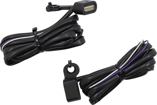 DRAG SPECIALTIES LIGHTS MKR MB WH/AMBR XL KOD: 20402788