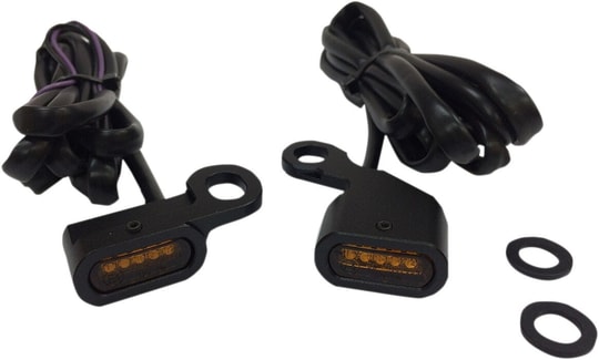 DRAG SPECIALTIES LIGHTS TRNSIG BLK AMBR 96- KOD: 20402134