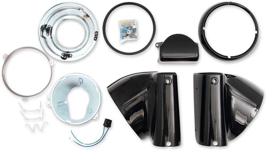 DRAG SPECIALTIES NACELLE HD.LT.BLK FLST KOD: 20011482