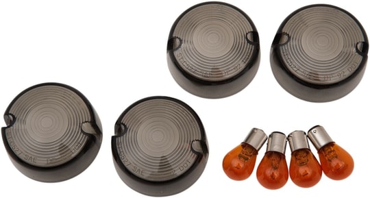 DRAG SPECIALTIES SMOKED DOME LENS 86-01 KOD: 09066317